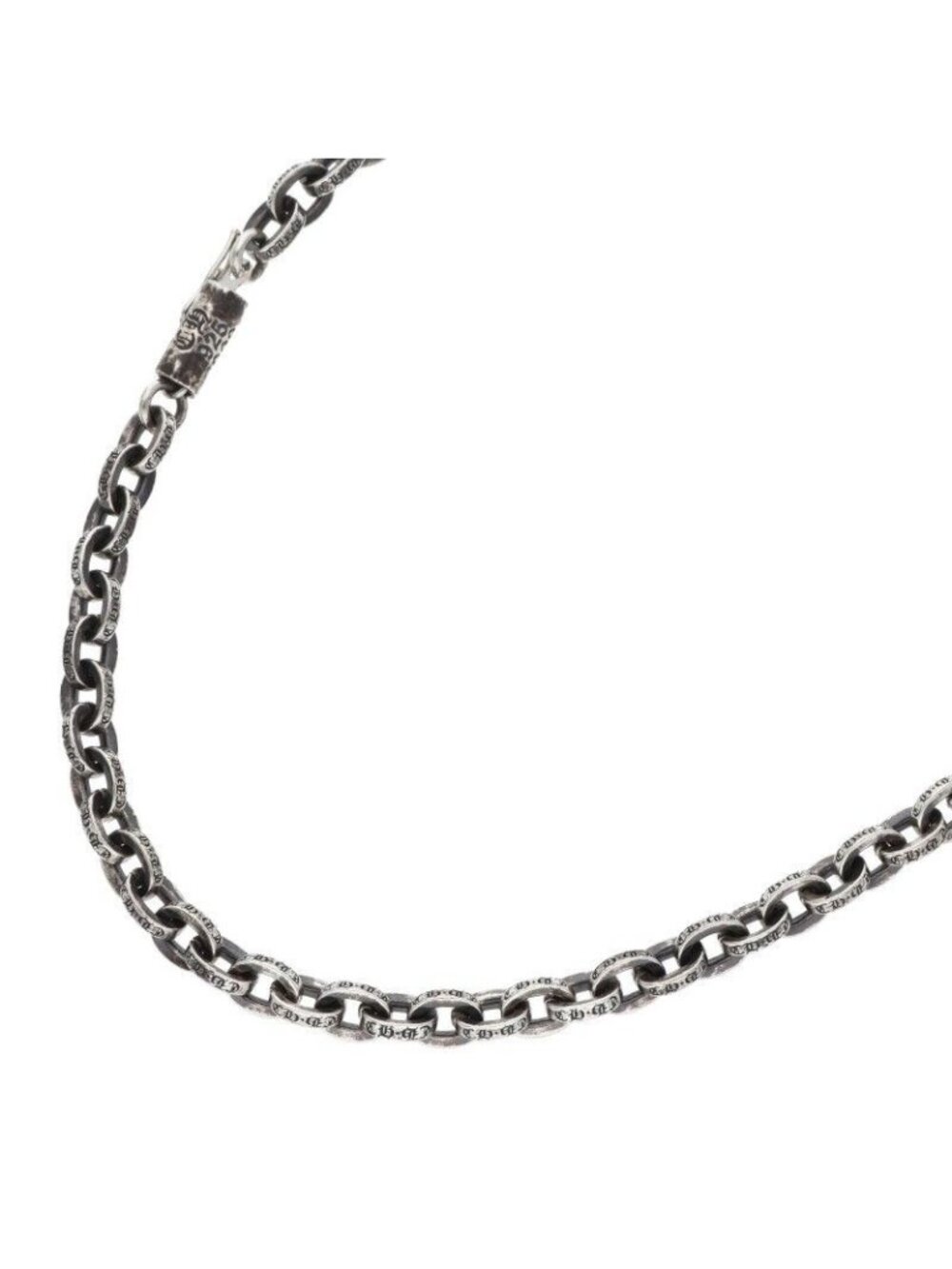 Chrome Hearts Paper Chain 20 Silver Necklace